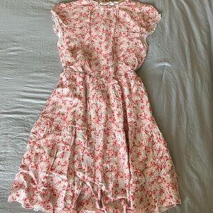 Kirundo pink floral A Line dress size S